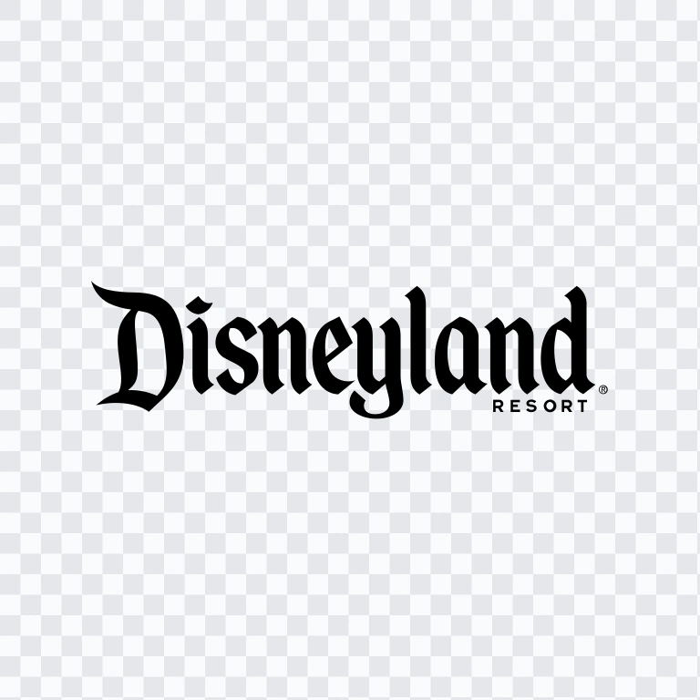 logo Disneyland Resort hitam SVG