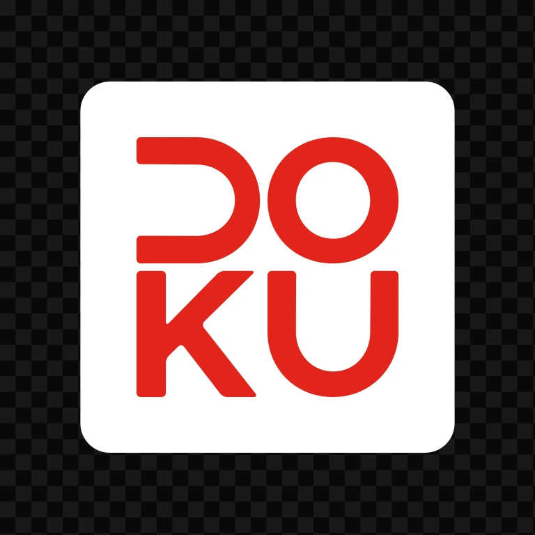 Doku white logo SVG