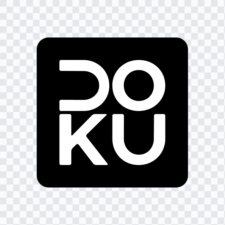 Doku black logo PNG