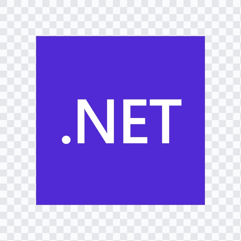 .NET Square colored logo SVG