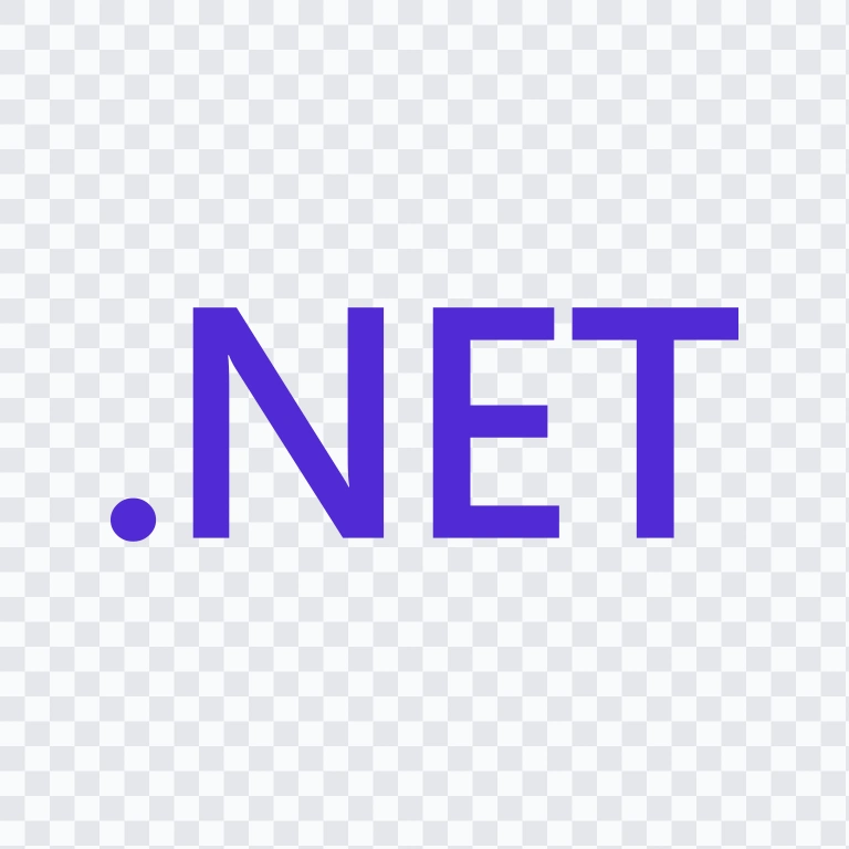 .NET Horizontal colored logo SVG