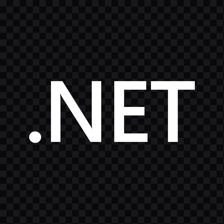 .NET Horizontal white logo SVG