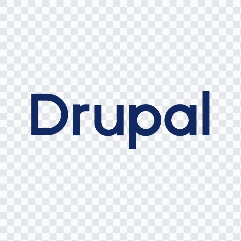 Drupal colored wordmark SVG