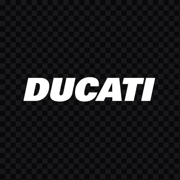 Ducati white wordmark SVG
