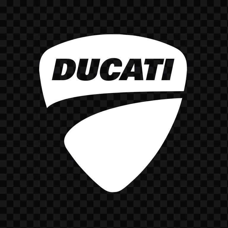 Ducati white logo SVG