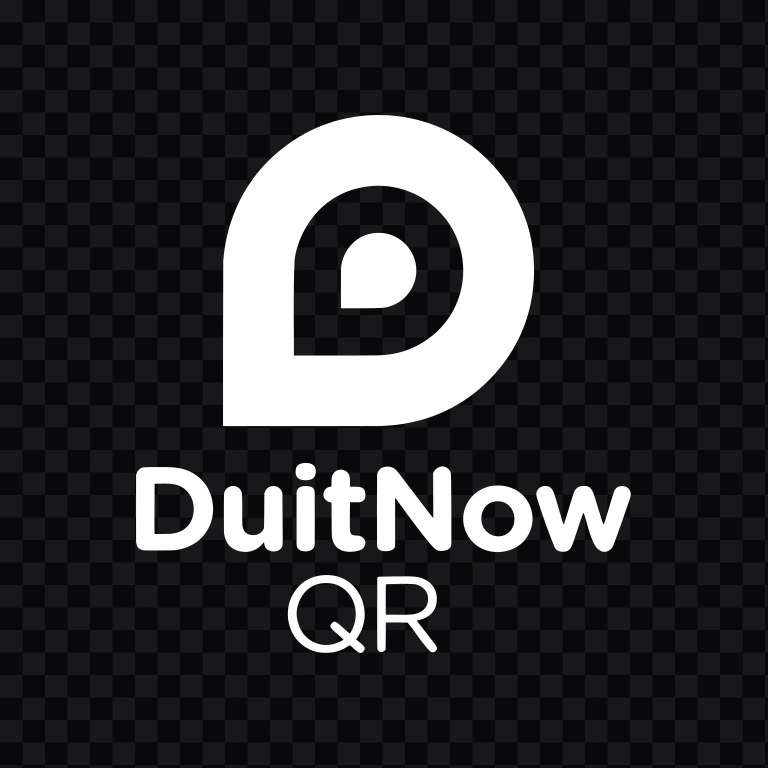 DuitNow QR white logo SVG