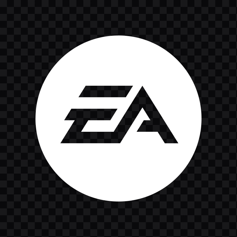 Electronic Arts (EA) white icon SVG