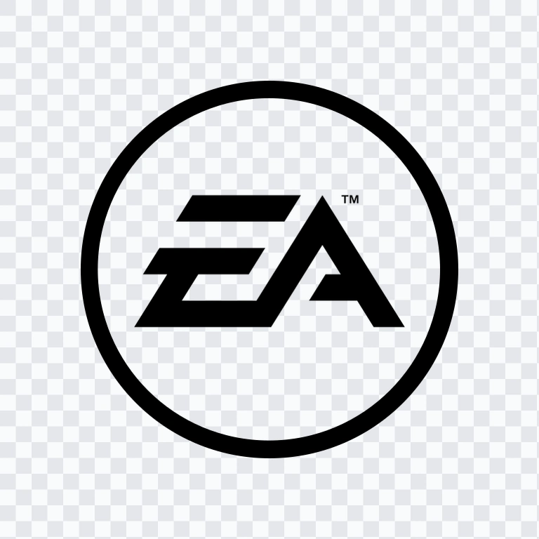 Electronic Arts (EA) black icon SVG