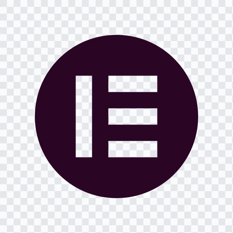 Elementor Square black icon SVG