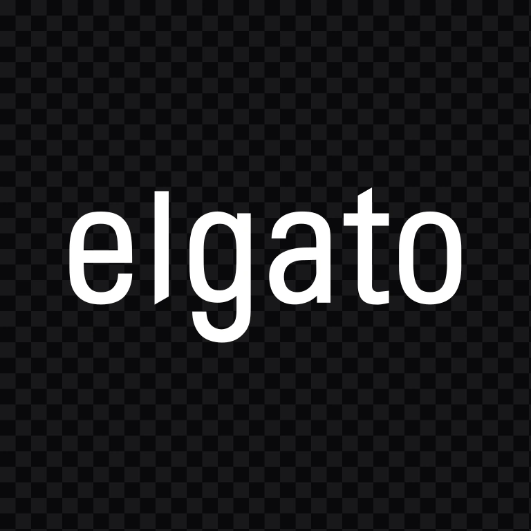 Elgato white wordmark SVG