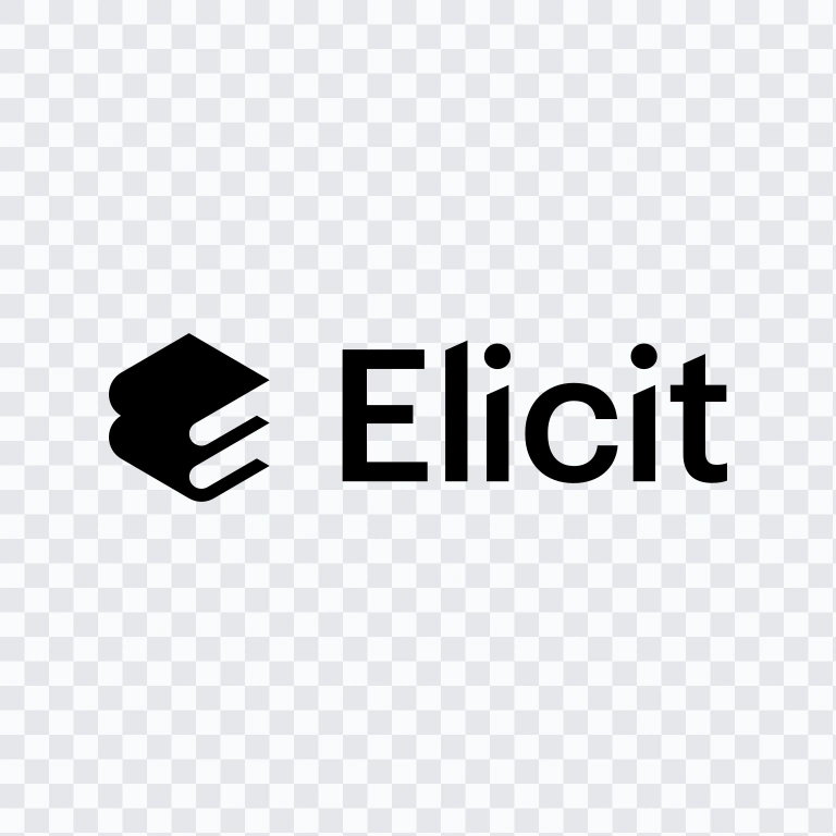 logo Elicit hitam SVG