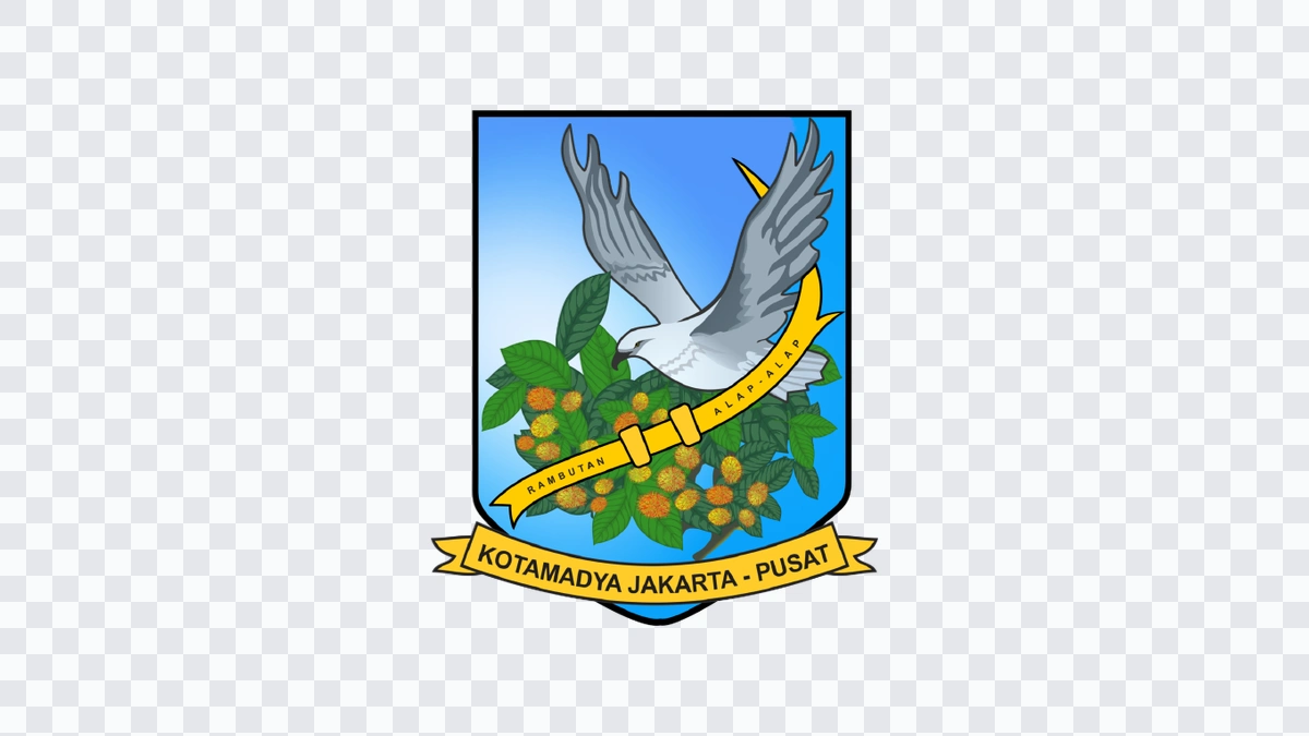 Administrasi Jakarta pusat City Emblem