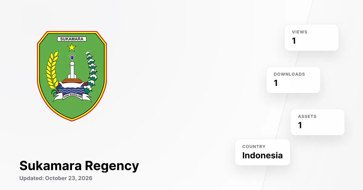 Sukamara Regency Emblem PNG & SVG Vector