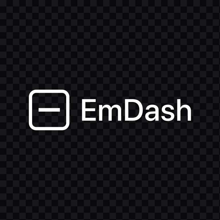 EmDash white logo SVG