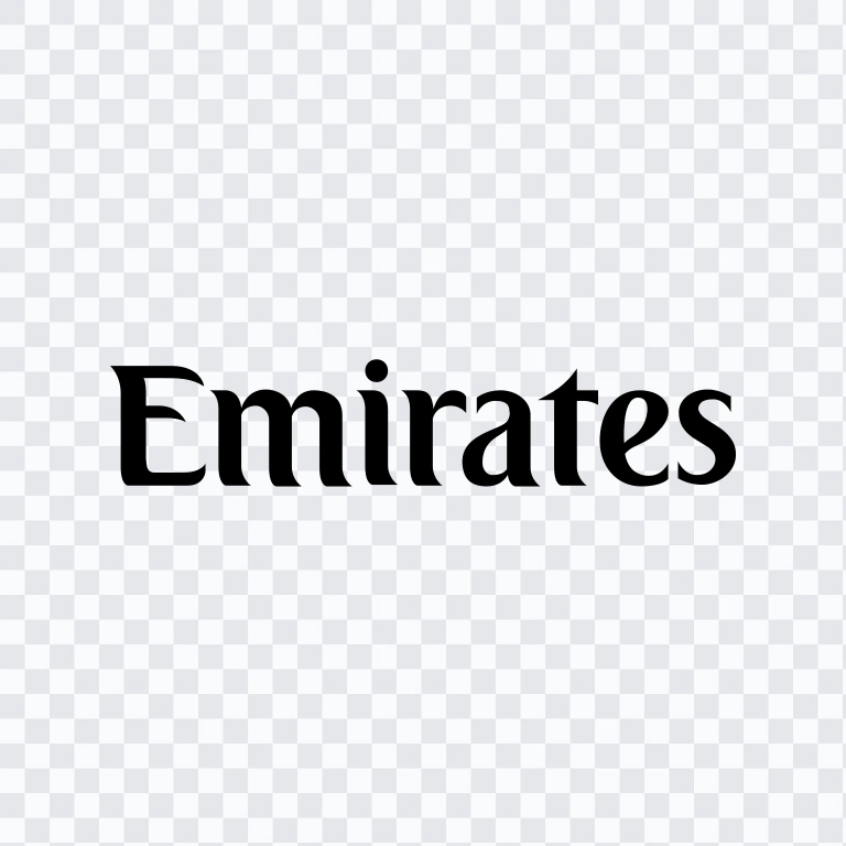 logo mark Emirates hitam SVG