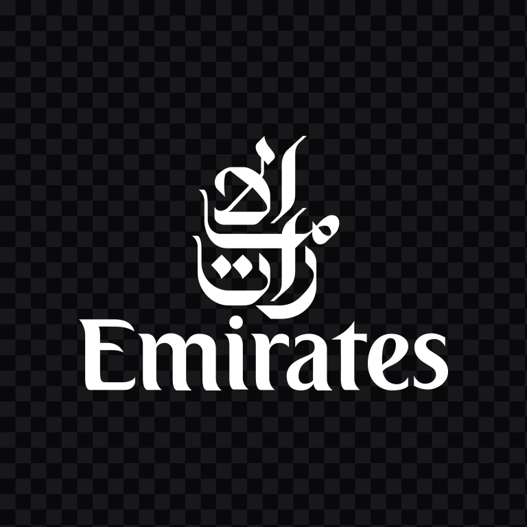 logo Emirates putih SVG