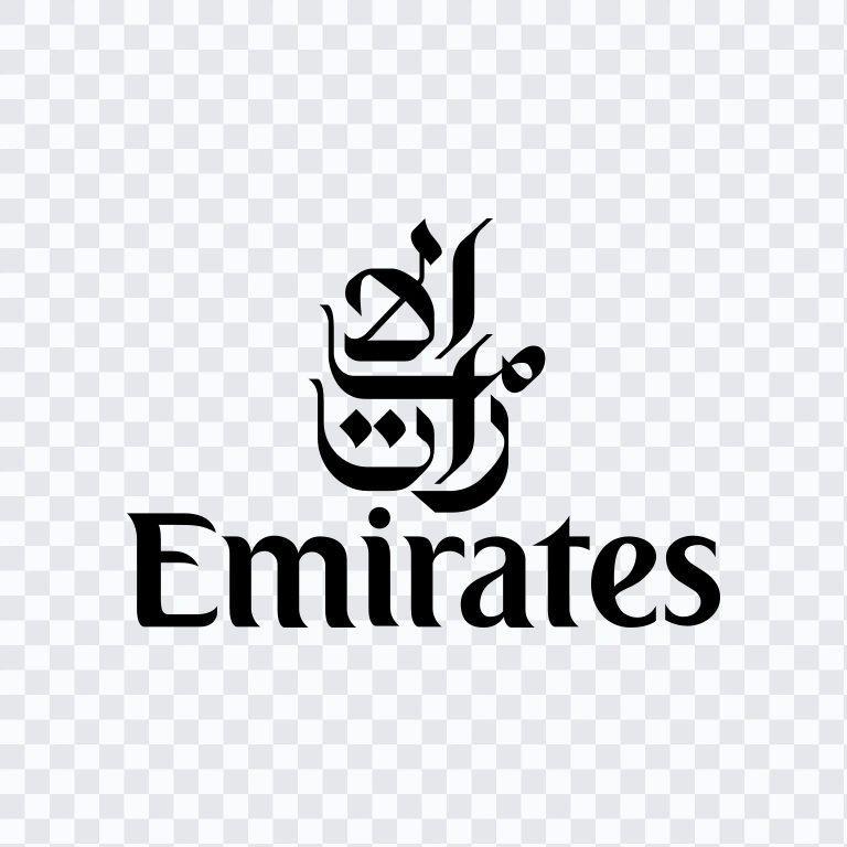 logo Emirates hitam SVG