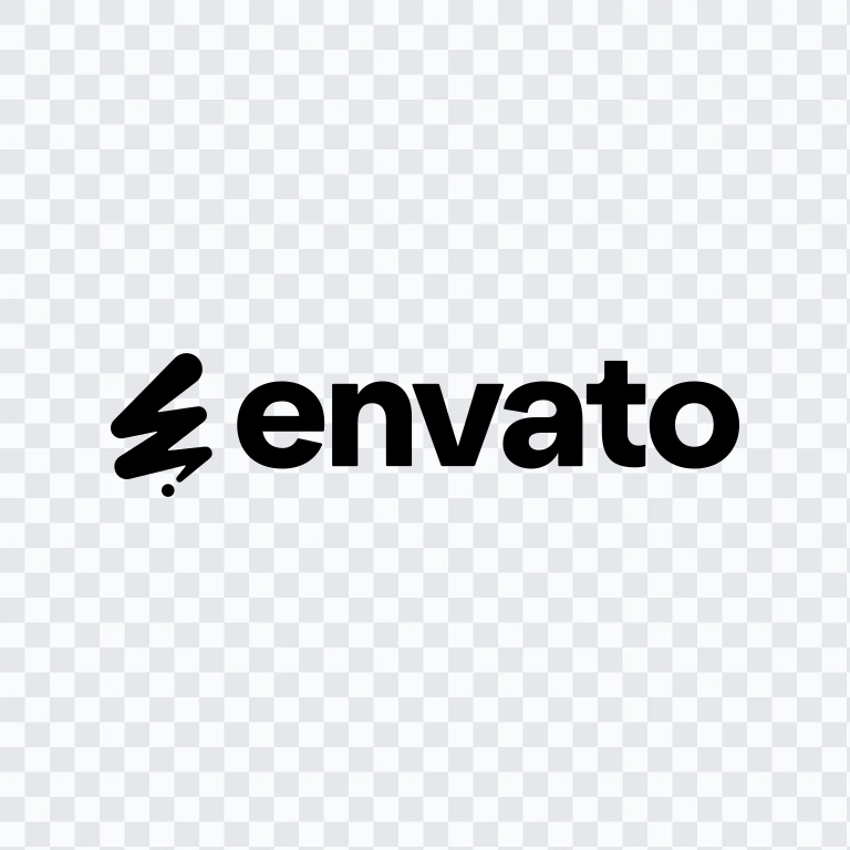 Envato black logo SVG