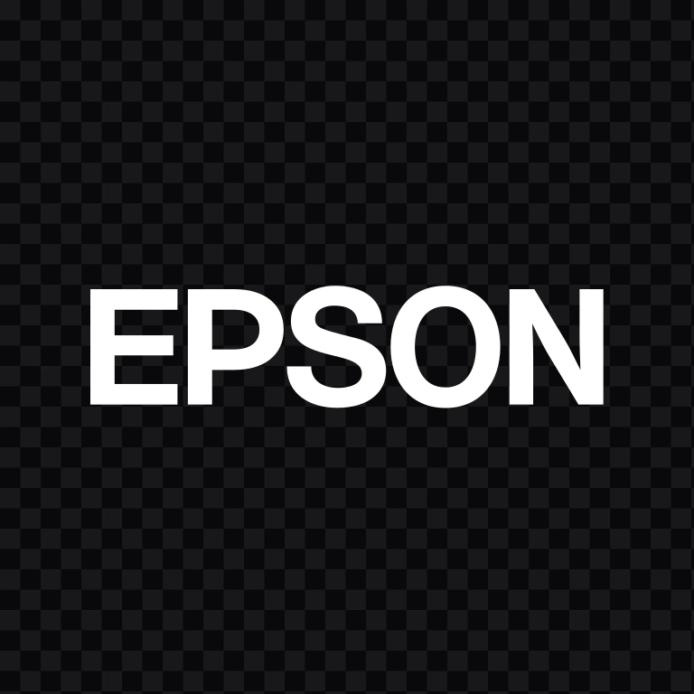 Epson white logo SVG