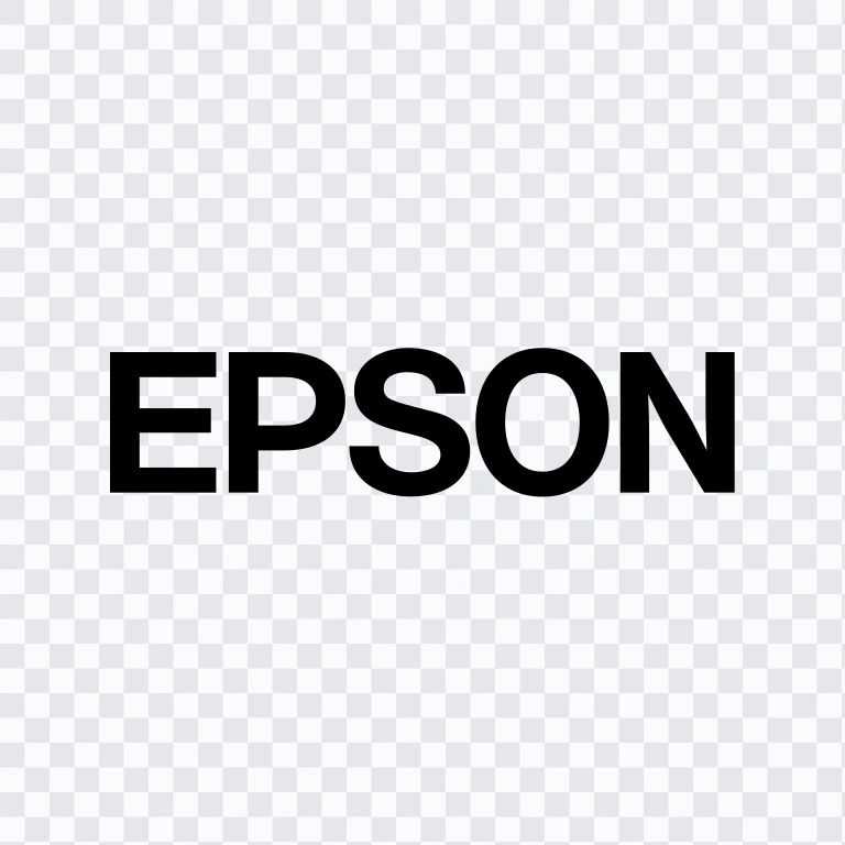Epson black logo SVG