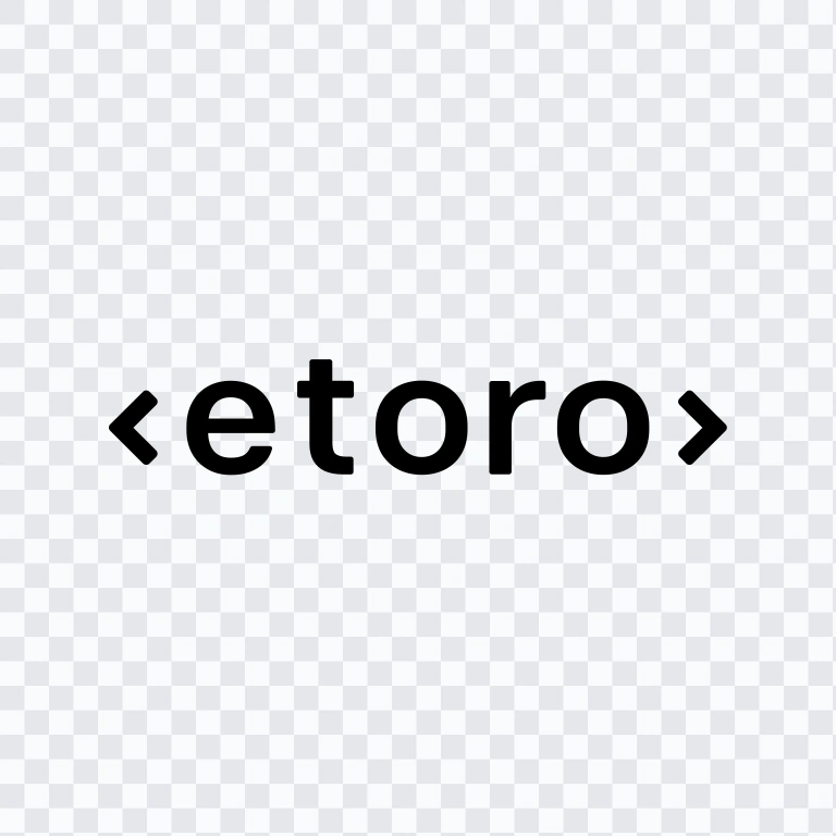 eToro black logo SVG
