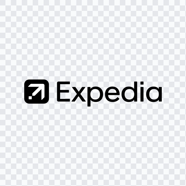 Expedia black logo SVG
