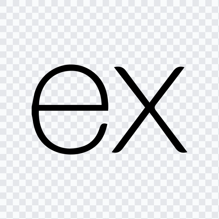 ExpressJS black icon SVG