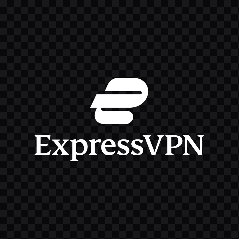 ExpressVPN Vertical white logo SVG