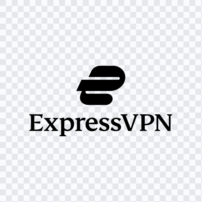 ExpressVPN Vertical black logo SVG