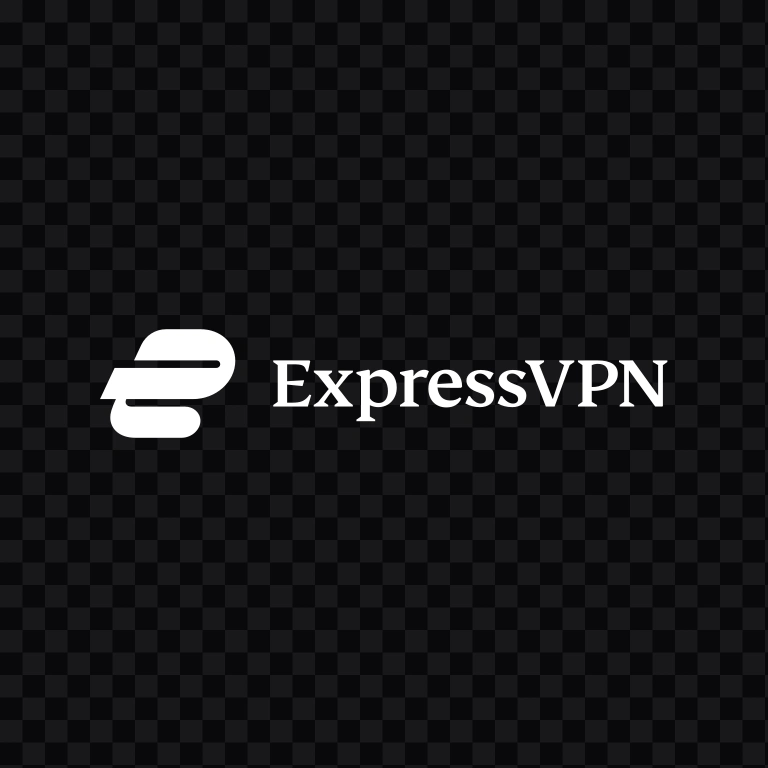 ExpressVPN Horizontal white logo SVG