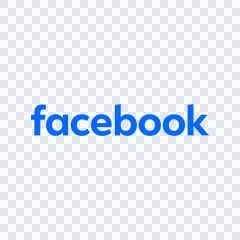 Facebook colored wordmark SVG