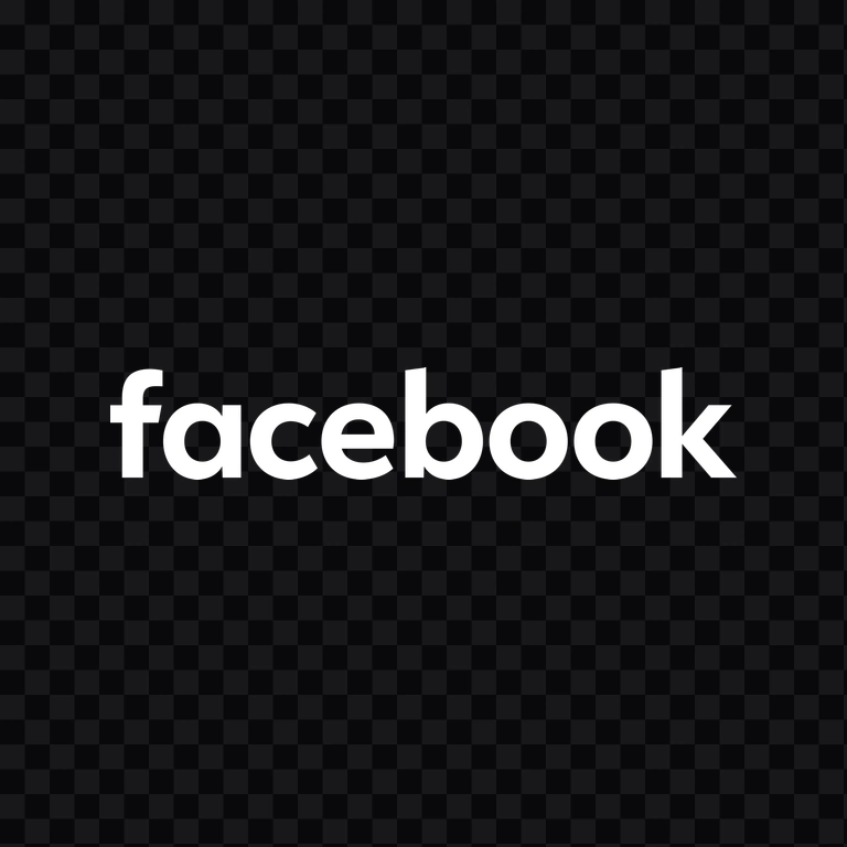 Facebook white wordmark PNG