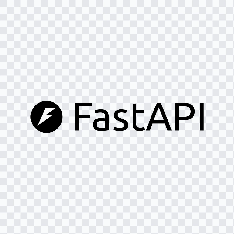 logo FastAPI hitam SVG