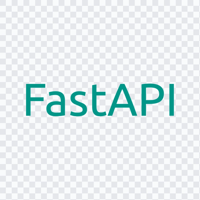 wordmark FastAPI berwarna SVG