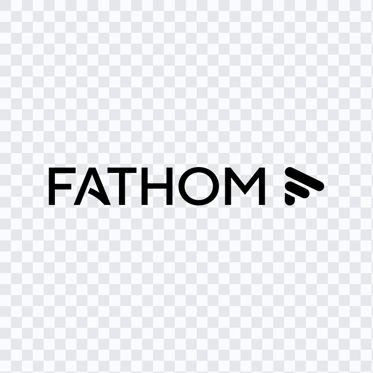 Fathom black logo SVG