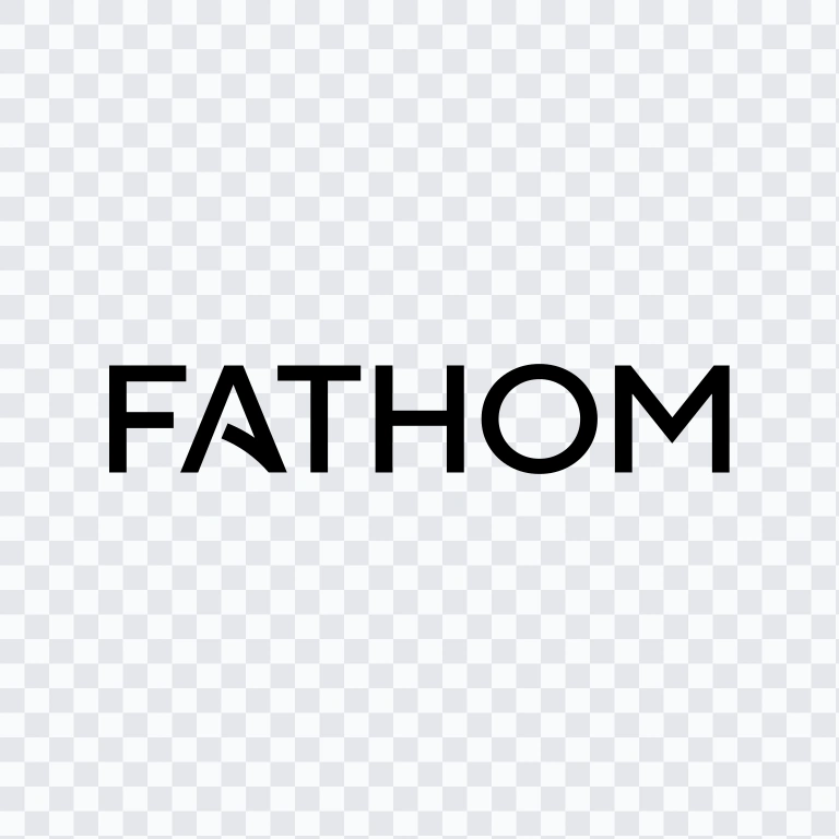 Fathom black wordmark SVG