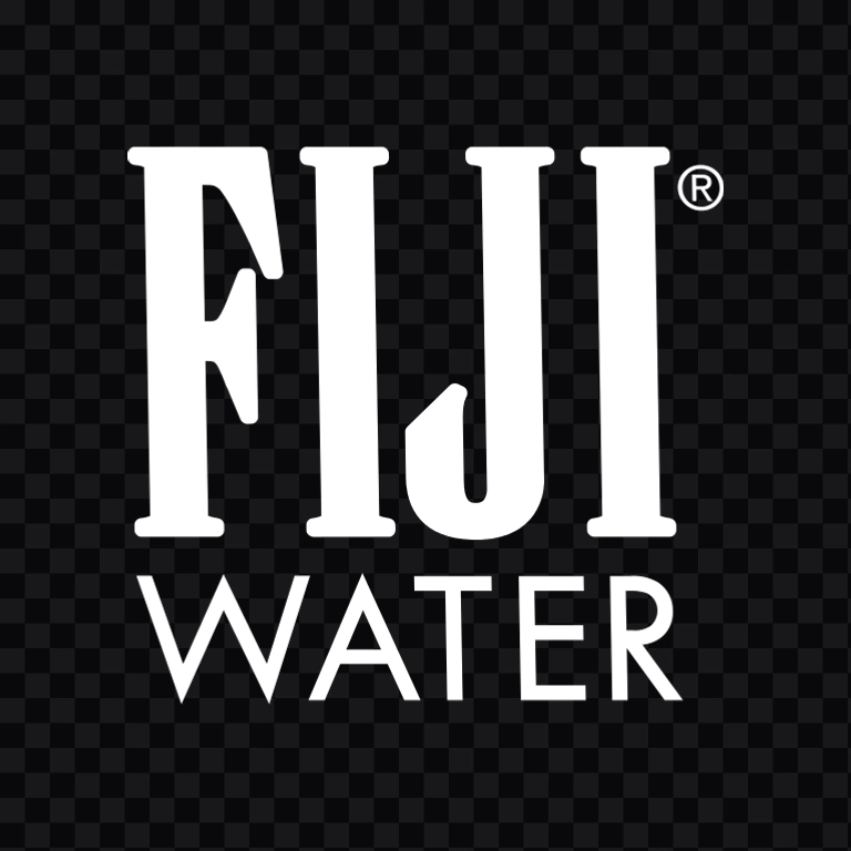 FIJI Water white logo SVG