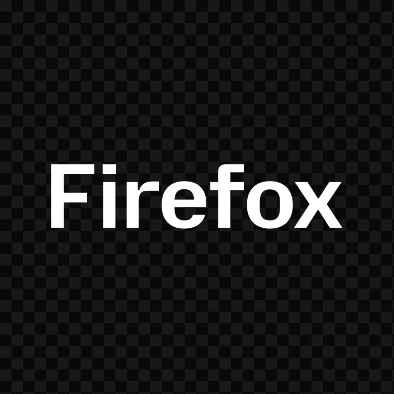 Firefox white wordmark SVG