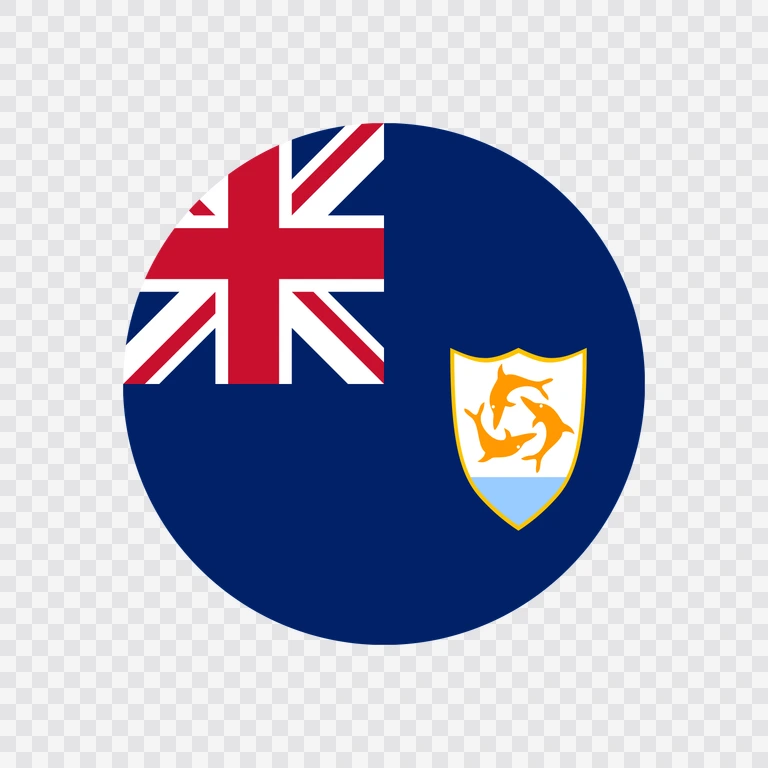 Anguilla circle flag icon