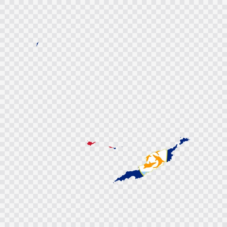 Anguilla flag map
