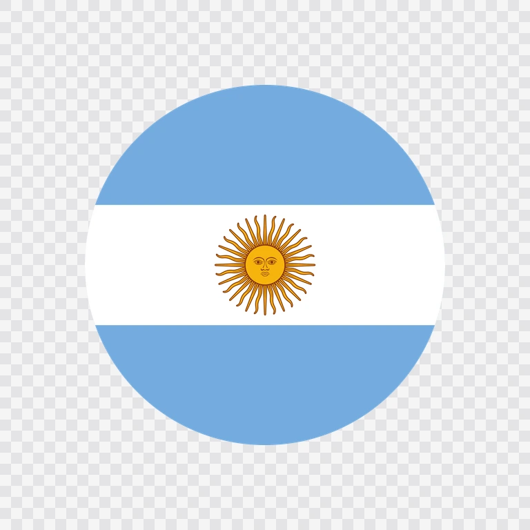 Argentina circle flag icon