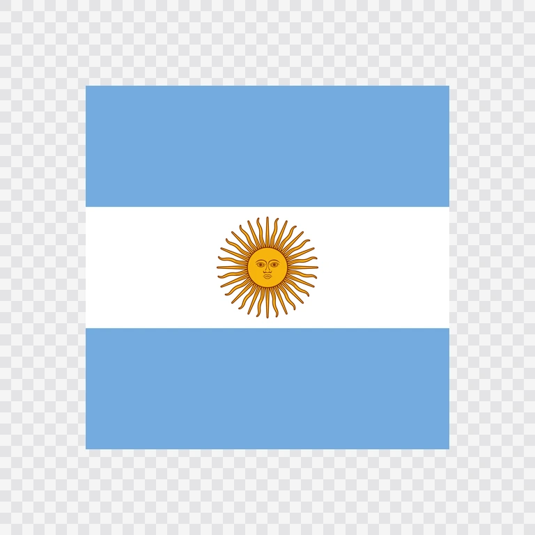 Argentina square flag icon