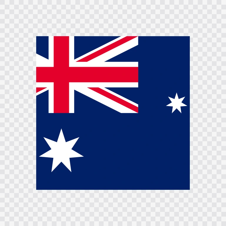 Ikon bendera Australia kotak
