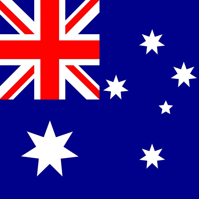 Australia square flag icon