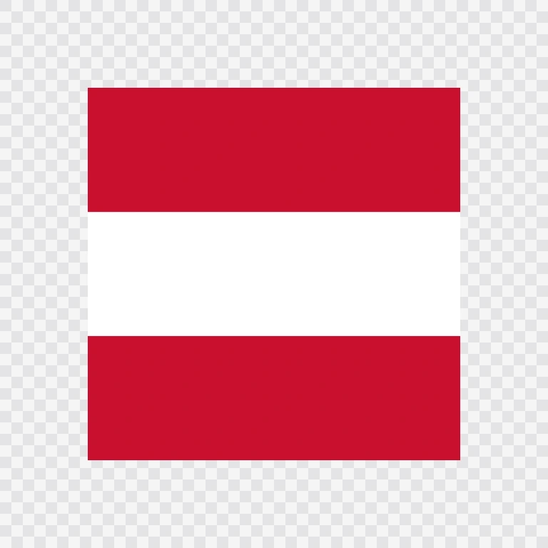Austria square flag icon