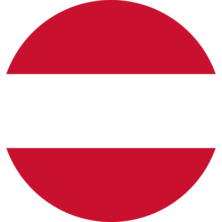 Austria circle flag icon