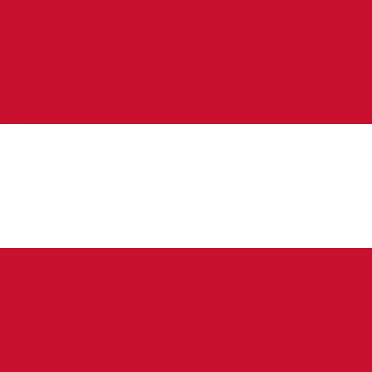 Austria square flag icon