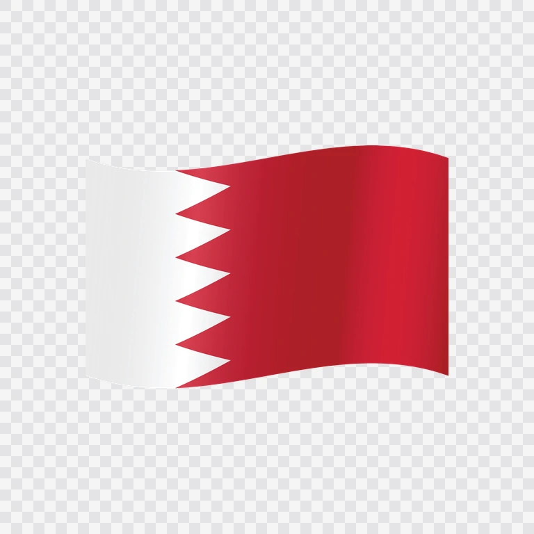 Bahrain waving flag