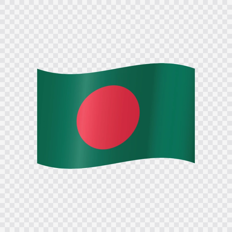 Bangladesh waving flag
