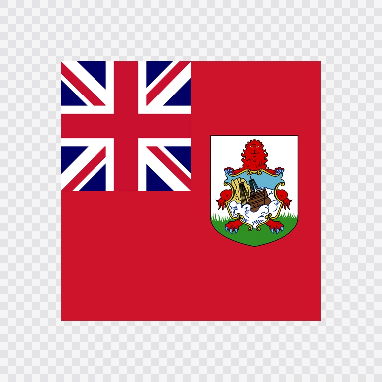 Ikon bendera Bermuda kotak